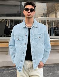 Ice Blue Denim Jacket