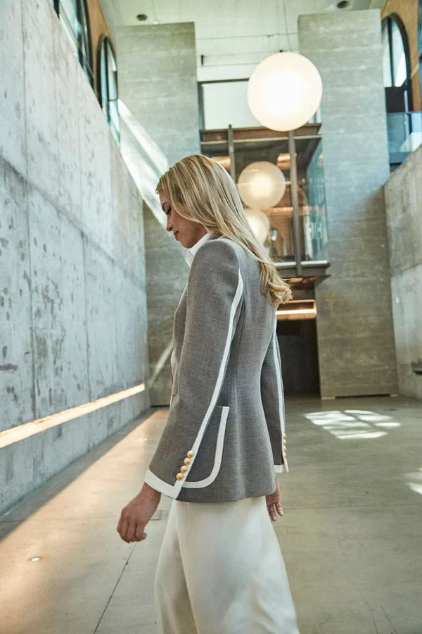 PRINDA One-Buttoned Camel Blazer for Women