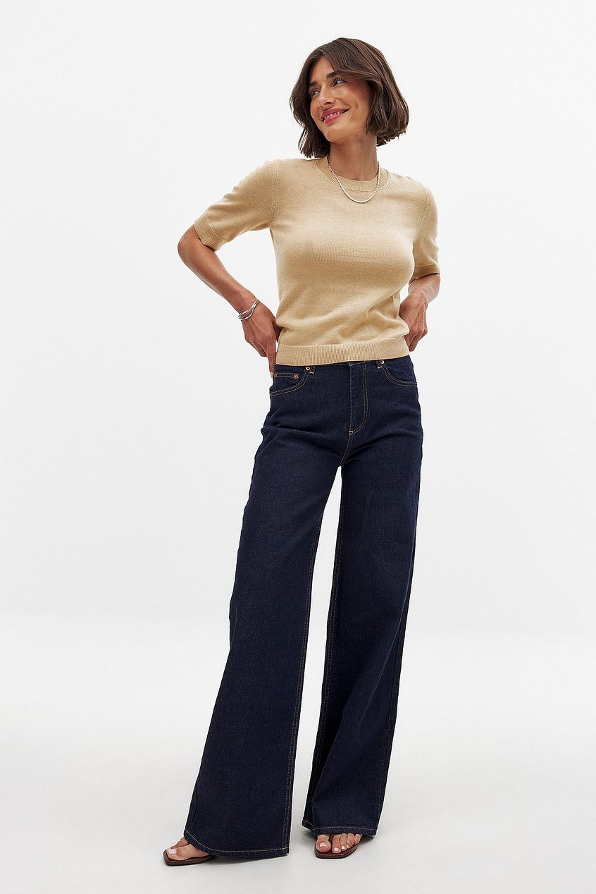 Women Wide High Waist Jeans – Flattering Wide-Leg, Tummy-Smoothing, All-Day Comfort Denim for Pakistan | PRINDA