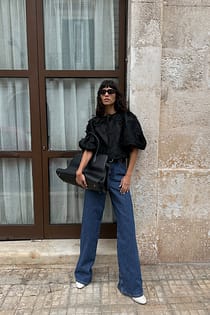 Women Wide High Waist Jeans – Flattering Wide-Leg, Tummy-Smoothing, All-Day Comfort Denim for Pakistan | PRINDA (Copy)