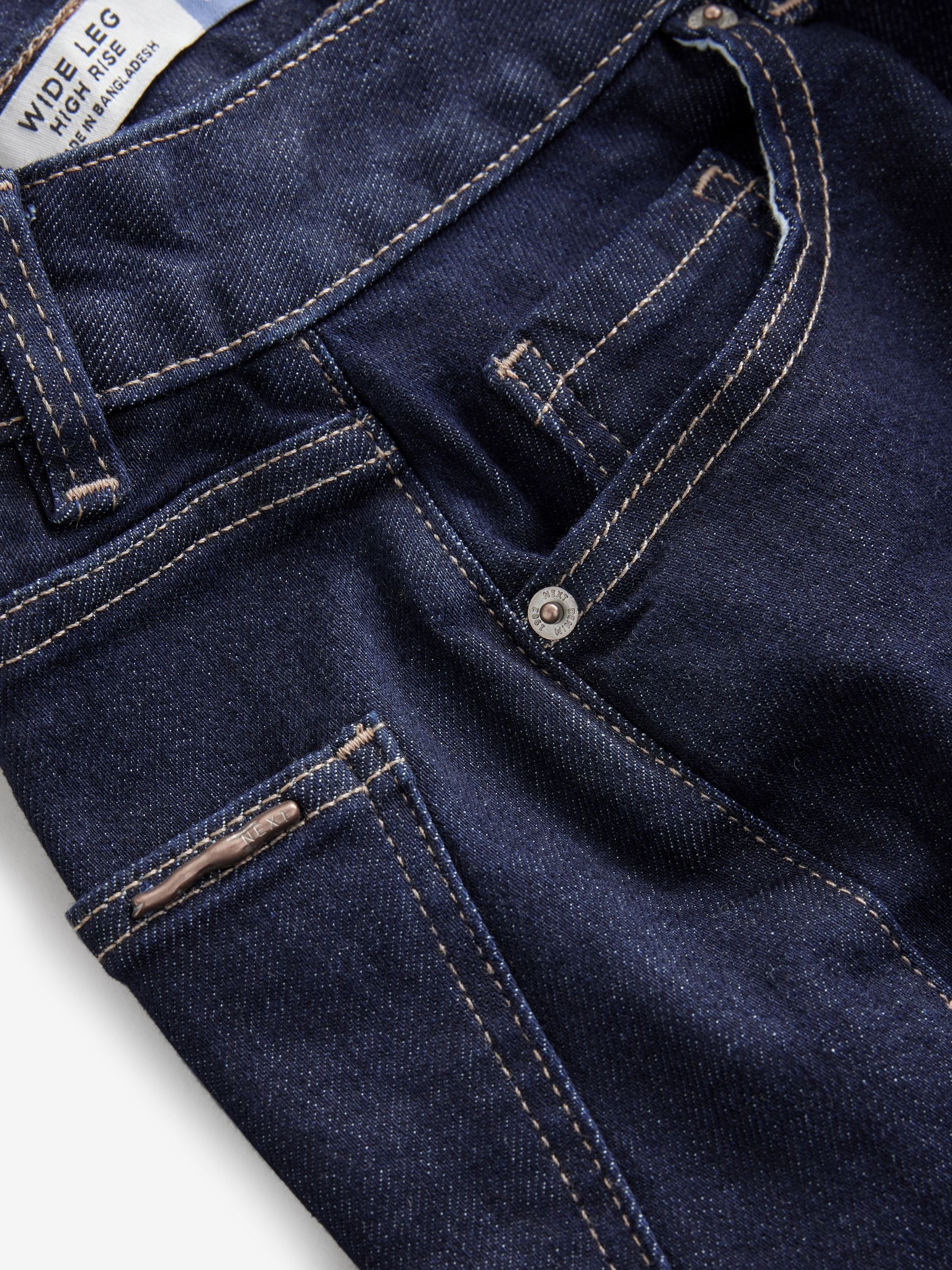 Women Rinse Hourglass Wide Leg Jeans – Trendy High-Waisted Cotton Denim for Pakistan | PRINDA