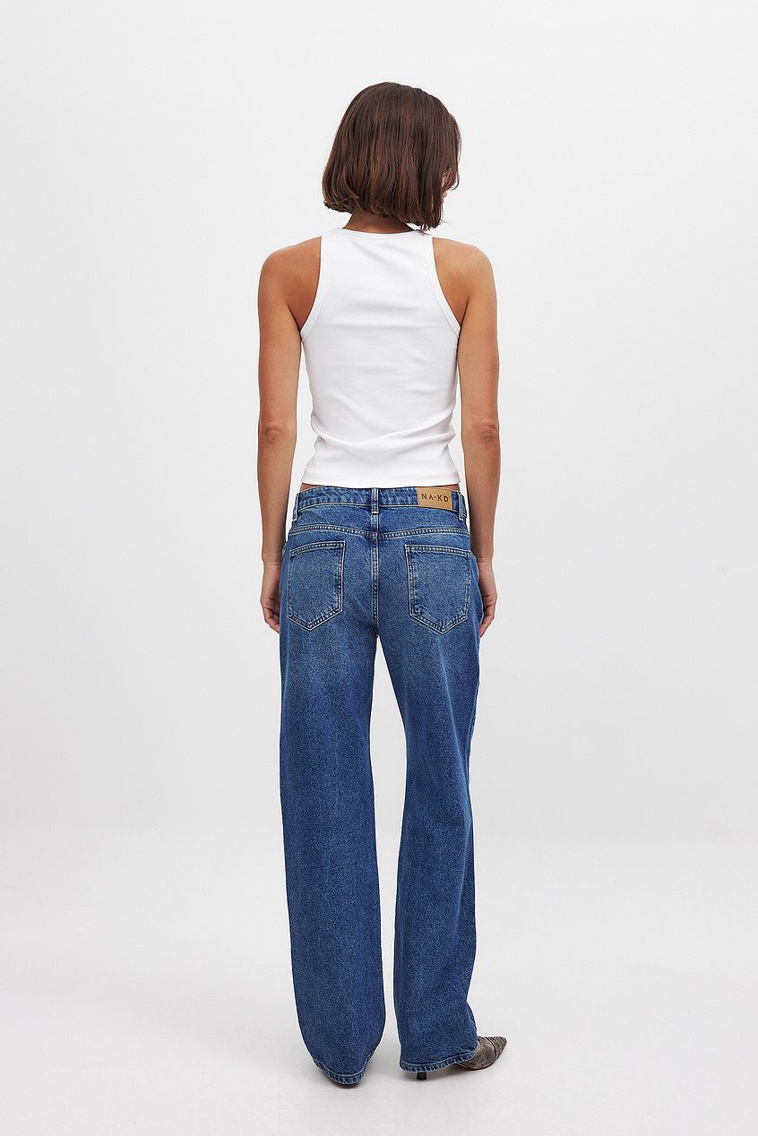 Women Straight Loose Fit Jeans – Classic Straight-Leg, Relaxed Comfort Denim for Pakistan | PRINDA