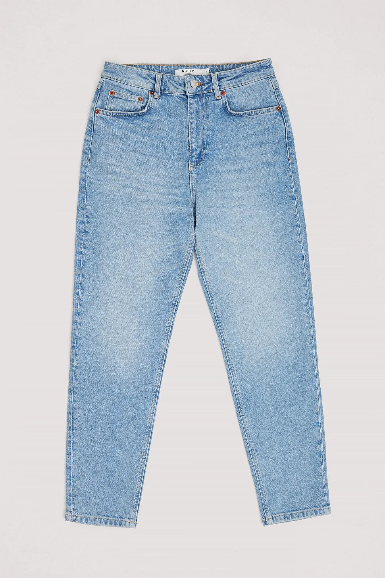 Light Blue Mom High Waist Jeans - Chic & Comfortable