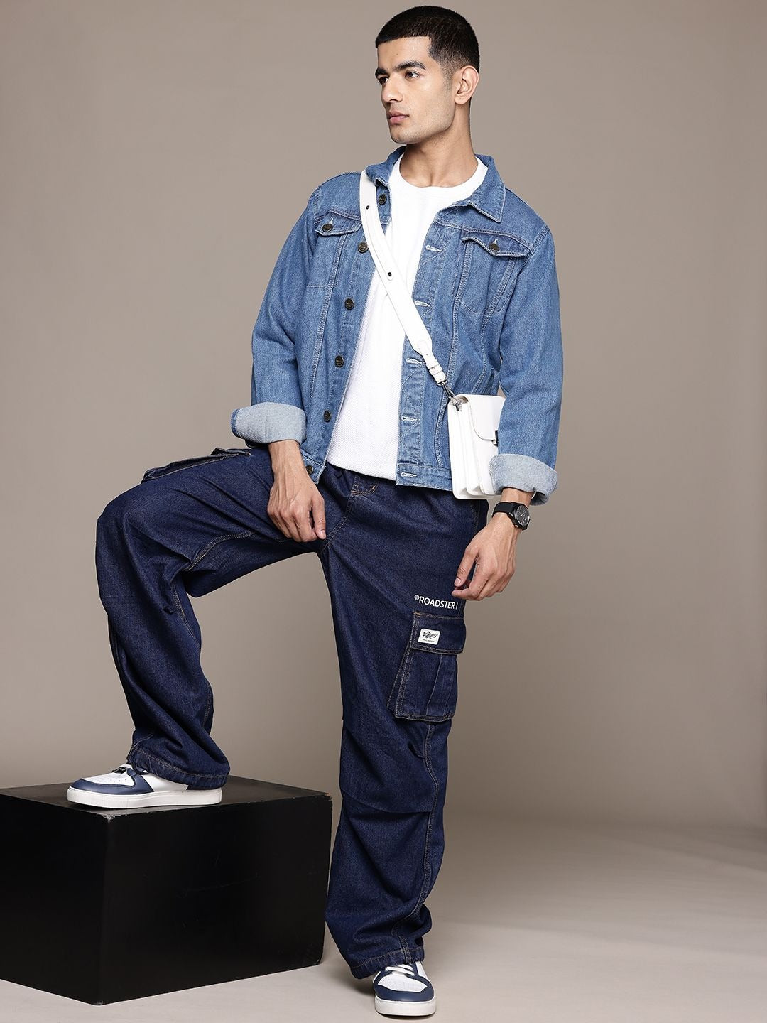 The Lifestyle Co. Pure Cotton Denim Jacket – Breathable, Durable Outerwear for Men in Pakistan | PARINDA