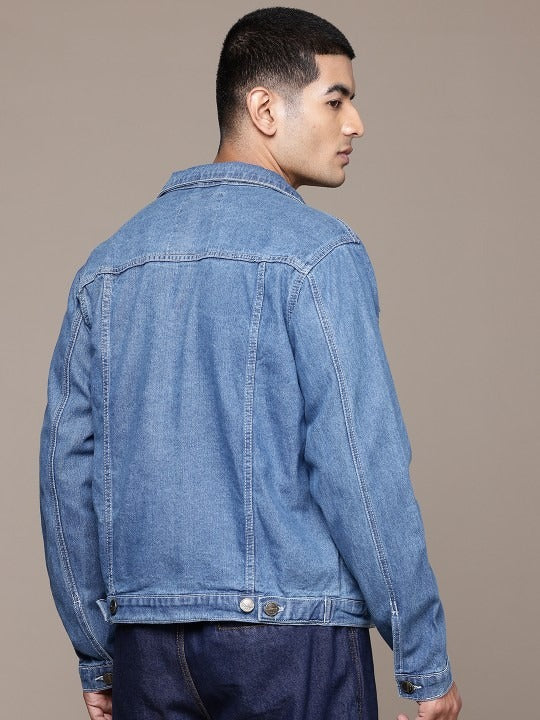 The Lifestyle Co. Pure Cotton Denim Jacket – Breathable, Durable Outerwear for Men in Pakistan | PARINDA