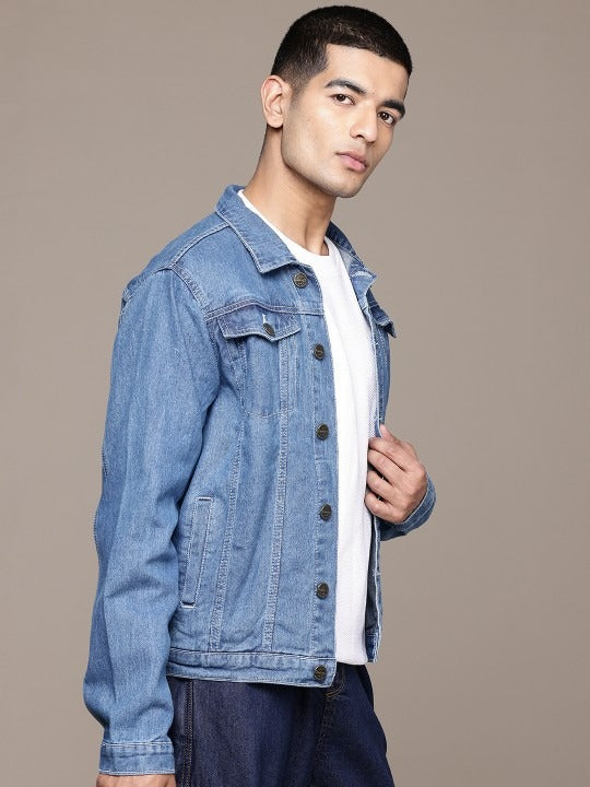 The Lifestyle Co. Pure Cotton Denim Jacket – Breathable, Durable Outerwear for Men in Pakistan | PARINDA