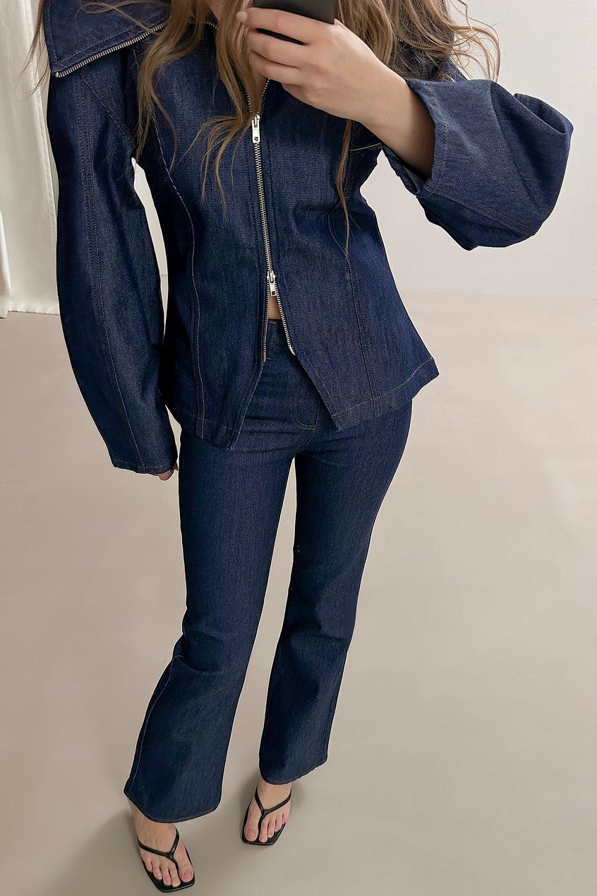 Women High Waist Flared Denim – Leg-Lengthening, Breathable Jeans for Pakistan | PRINDA