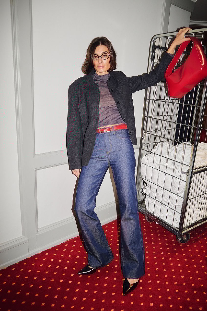 Women High Waist Flared Denim – Leg-Lengthening, Breathable Jeans for Pakistan | PRINDA