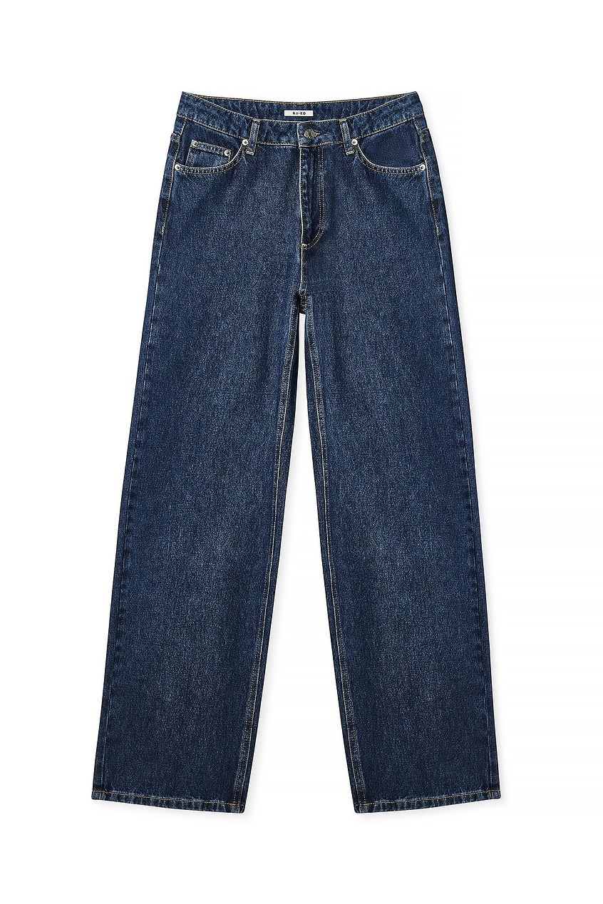 Women Loose Low Waist Long Jeans – Baggy Wide Leg Low-Rise Denim for Pakistan | PRINDA