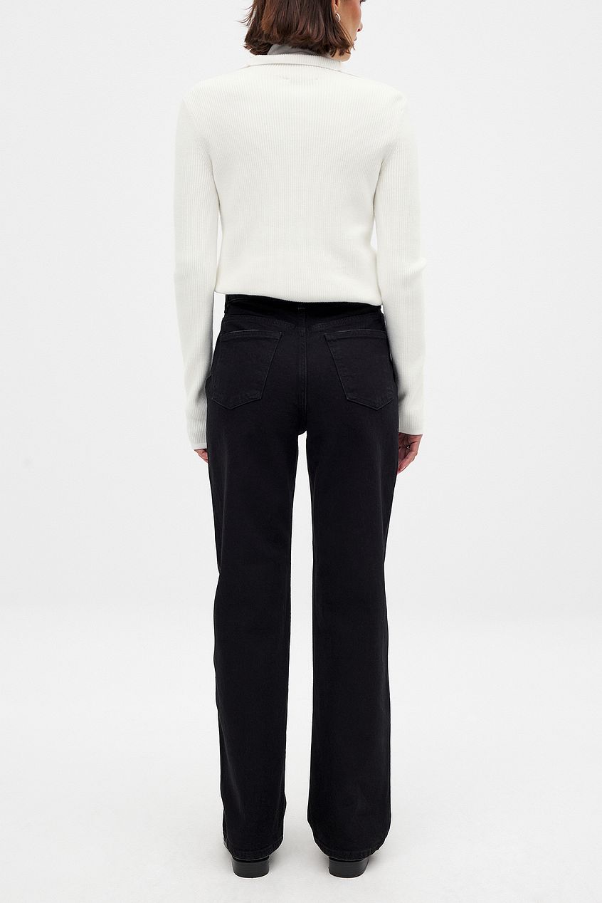 Women Straight High Waist Jeans – Classic High-Rise Straight Leg for Pakistani Women | PRINDA