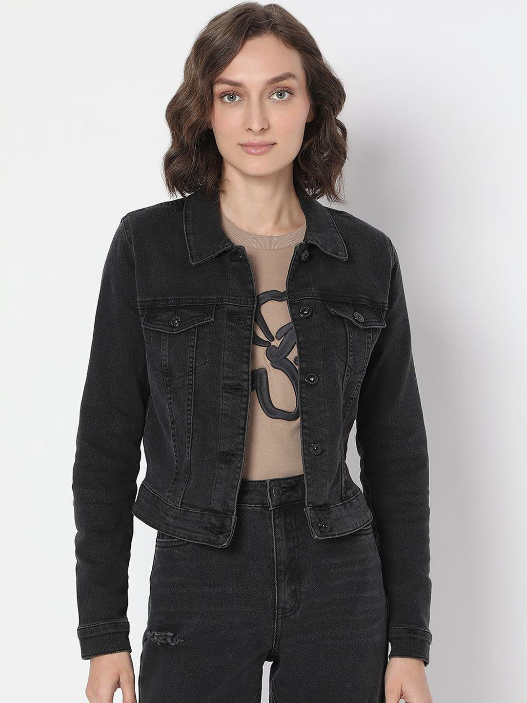 Women Lightweight Denim Jacket for Summer & Daily Wear in Pakistan | PARINDA