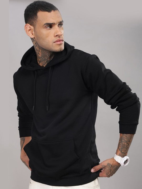 Men Hooded Pullover Sweatshirt – Comfortable Cotton Hoodie for Everyday Style in Pakistan | PRINDA