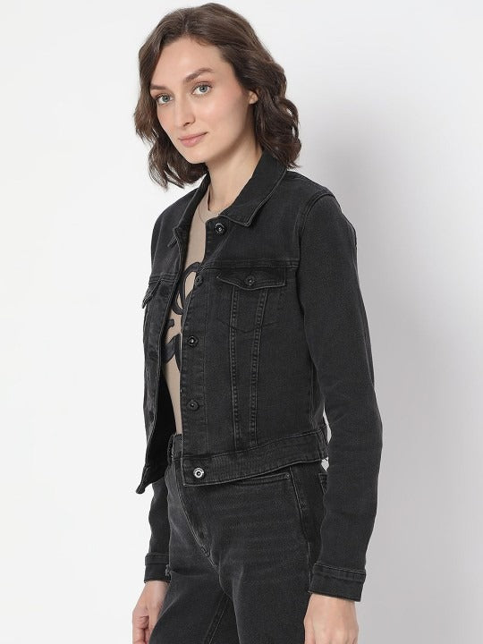 Women Lightweight Denim Jacket for Summer & Daily Wear in Pakistan | PARINDA