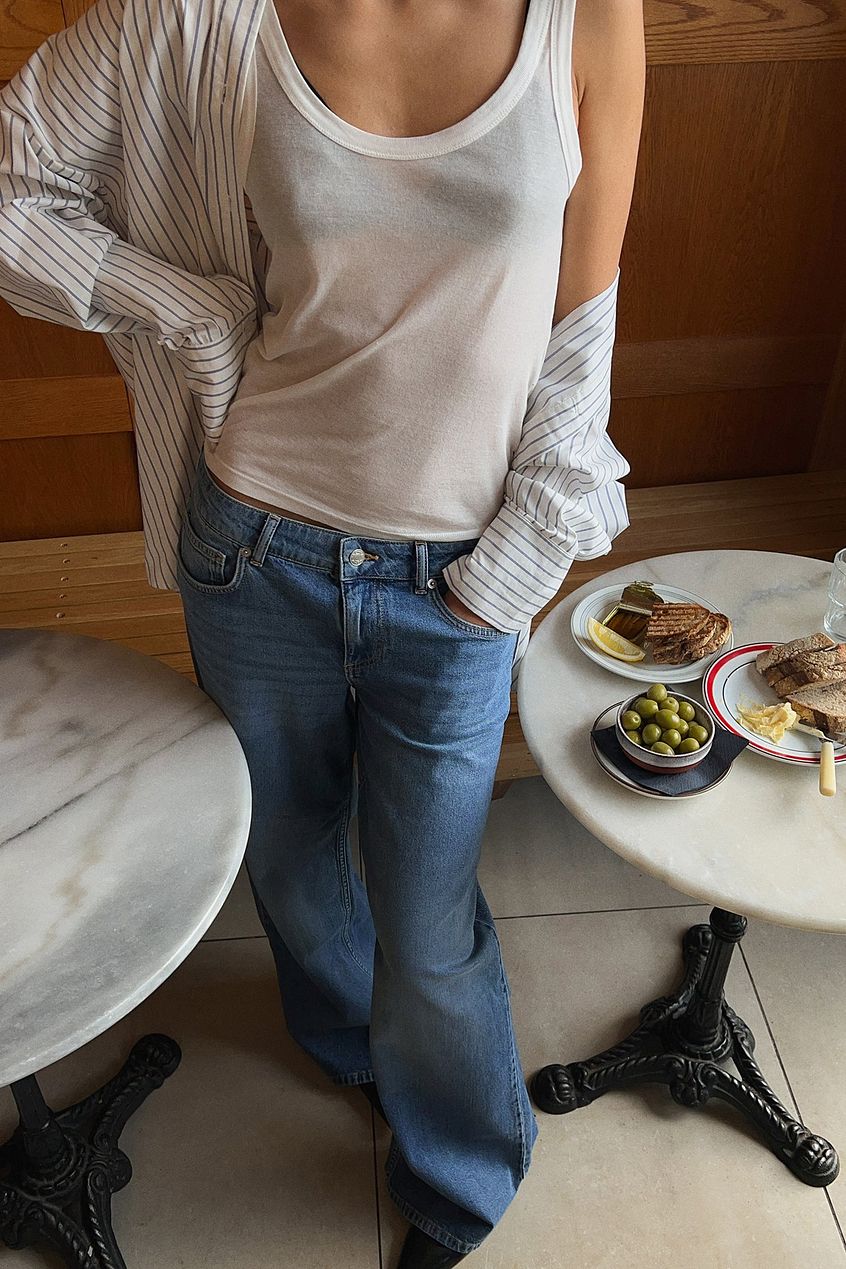 Women Low Waist Wide Leg Denim – Low-Rise Wide Leg Baggy Jeans for Pakistani Streetwear | PRINDA