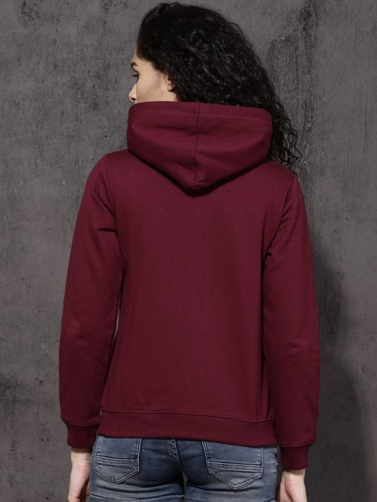 Women Hooded Zipper — Full-Zip Hooded Sweatshirt with Kangaroo Pockets | PRINDA Pakistan