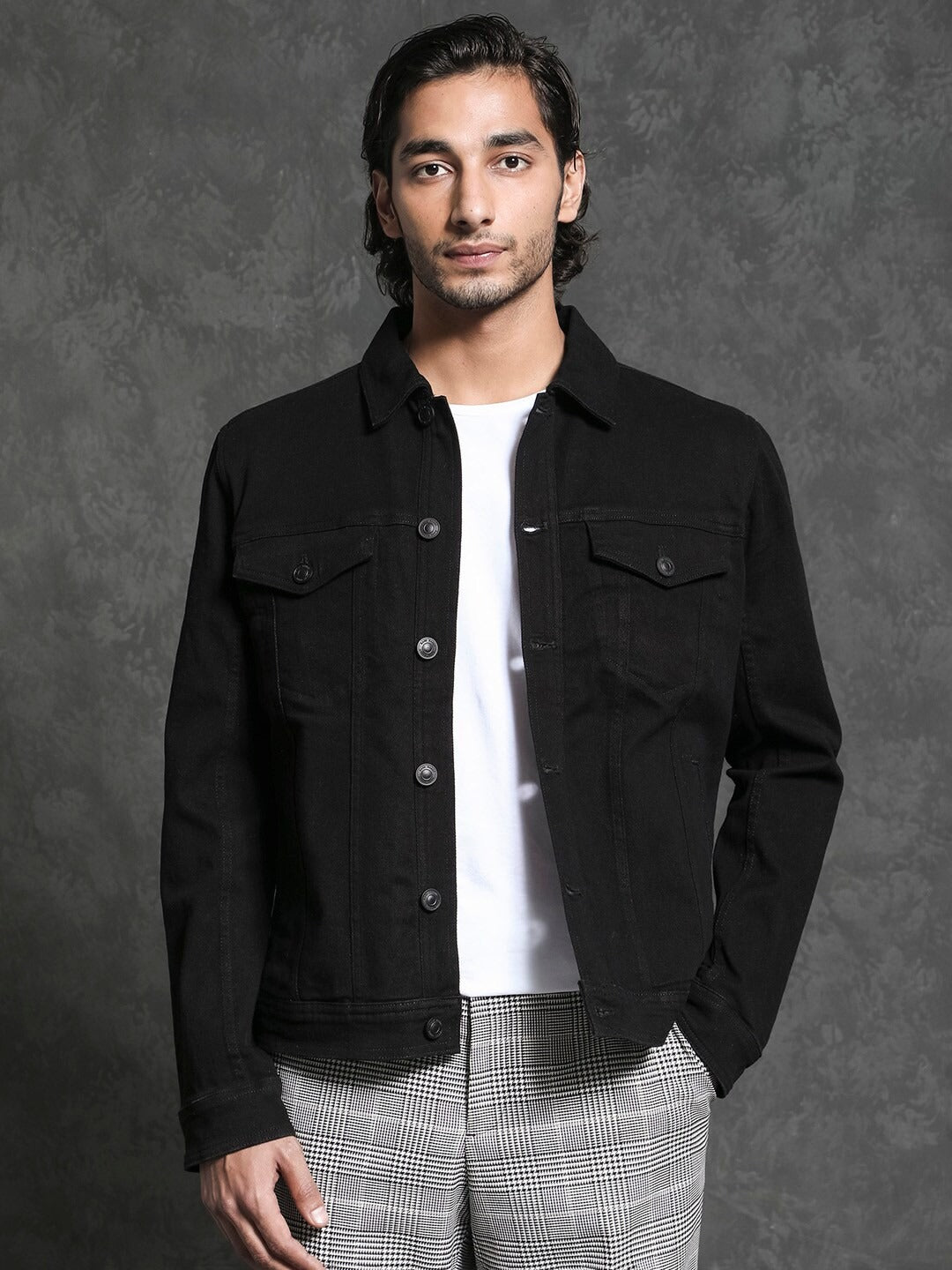 Men Tonk Tailored Fit Cotton Denim Jacket – Smart, Lightweight Outerwear for Pakistani Style | PARINDA