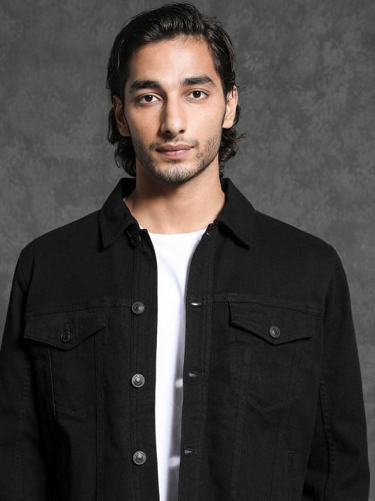 Men Tonk Tailored Fit Cotton Denim Jacket – Smart, Lightweight Outerwear for Pakistani Style | PARINDA