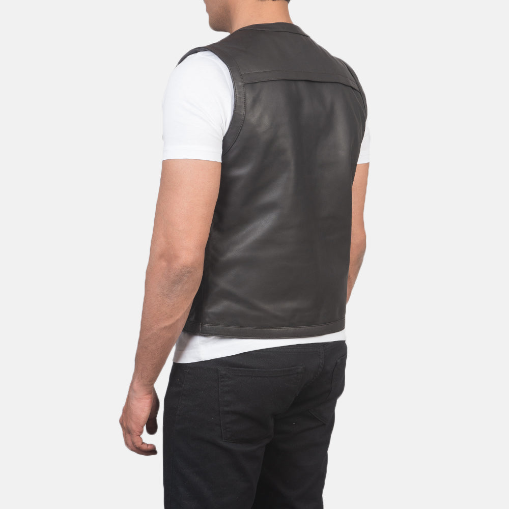 PRINDA Safari Brown Premium Leather Vest