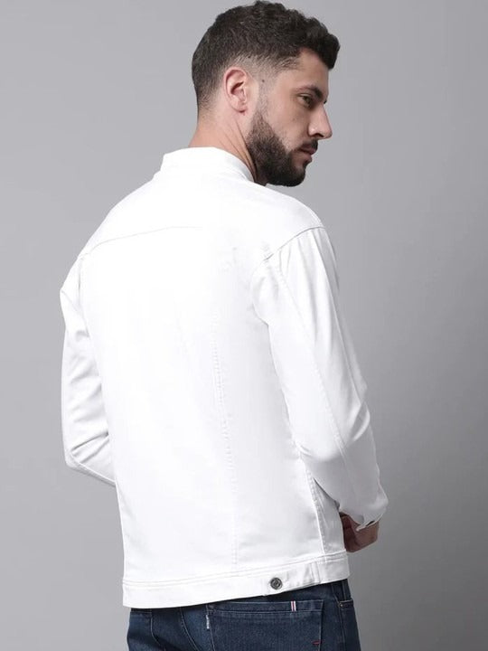 Men Running Denim Jacket by PARINDA – Lightweight, Breathable Street Style for Active Pakistani Lifestyles