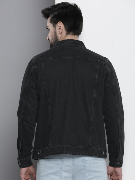 Pure Cotton Denim Jacket – Breathable, Lightweight Style for Men in Pakistan | PARINDA