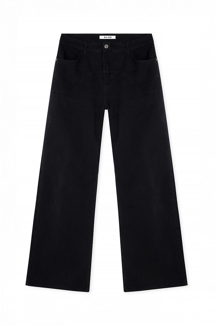 Women Wide Mid Waist Jeans – Mid-Rise Wide Leg Denim for Pakistani Women | PRINDA