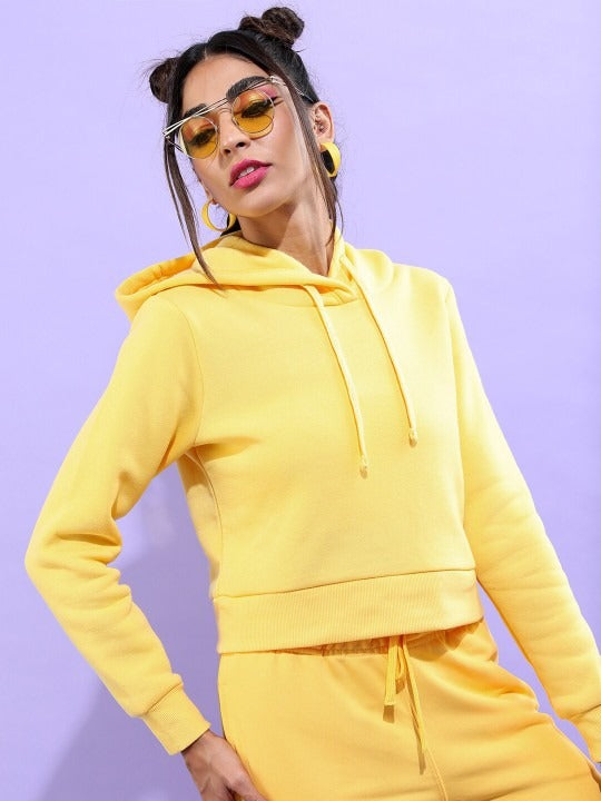 Hooded Cotton Pullover Hoodie — Women’s Soft Fleece Kangaroo Pocket | PRINDA Pakistan