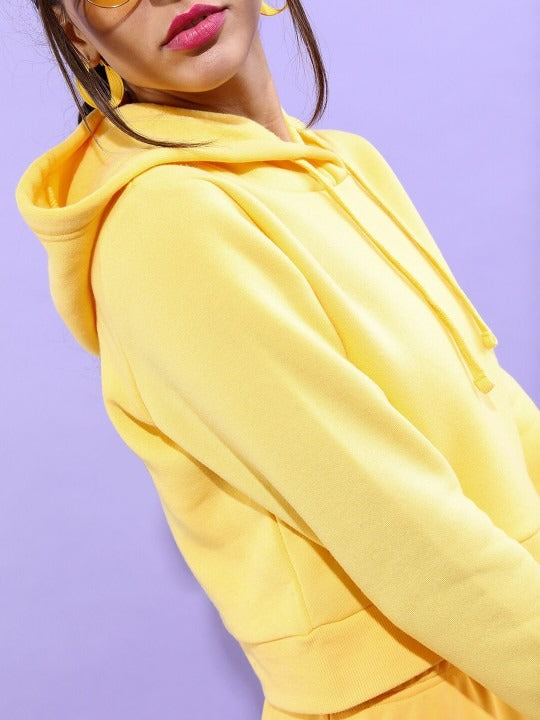 Hooded Cotton Pullover Hoodie — Women’s Soft Fleece Kangaroo Pocket | PRINDA Pakistan