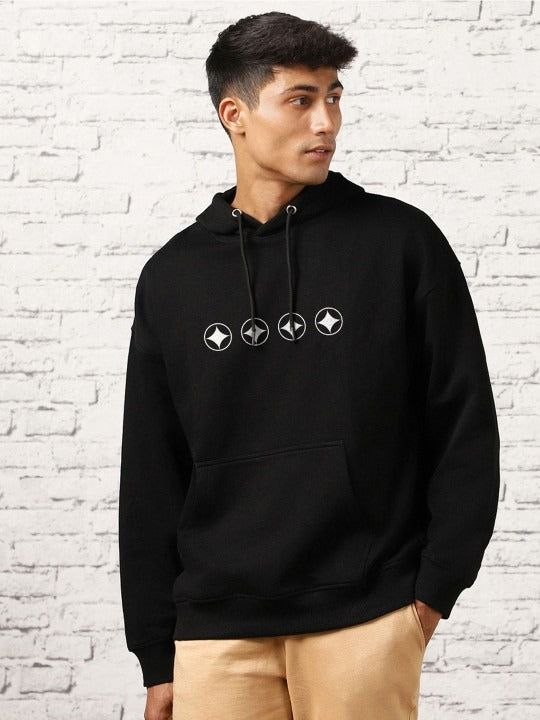 Men Oversized Printed Hooded Sweatshirt – Streetwear Hoodie for Casual Style in Pakistan | PRINDA