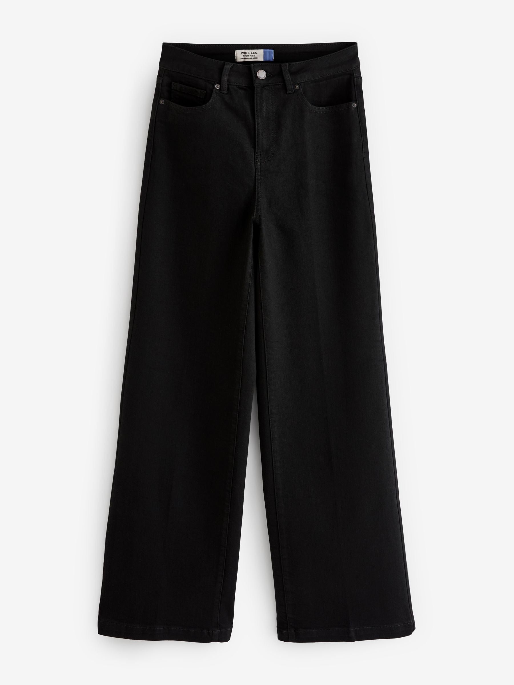 Women Black Wide Leg Jeans – High Waist Loose Fit Denim Pants for Women in Pakistan | PRINDA