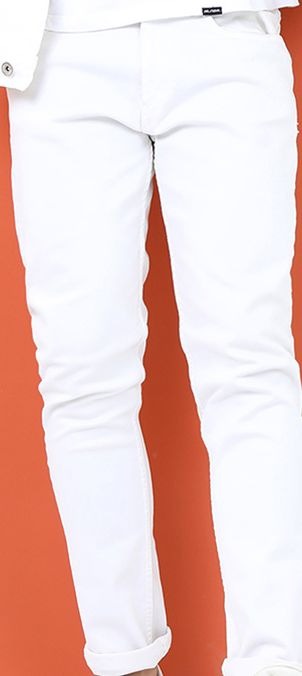 Men White Solid Denim Jacket by PARINDA – Timeless Urban Style for Pakistani Weather
