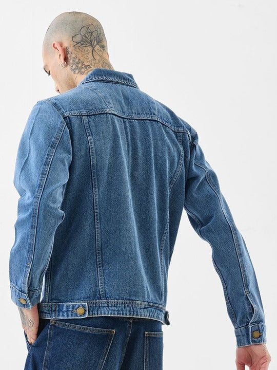 Men’s Classic Denim Jacket by PARINDA – Stylish Everyday Outerwear in Pakistan
