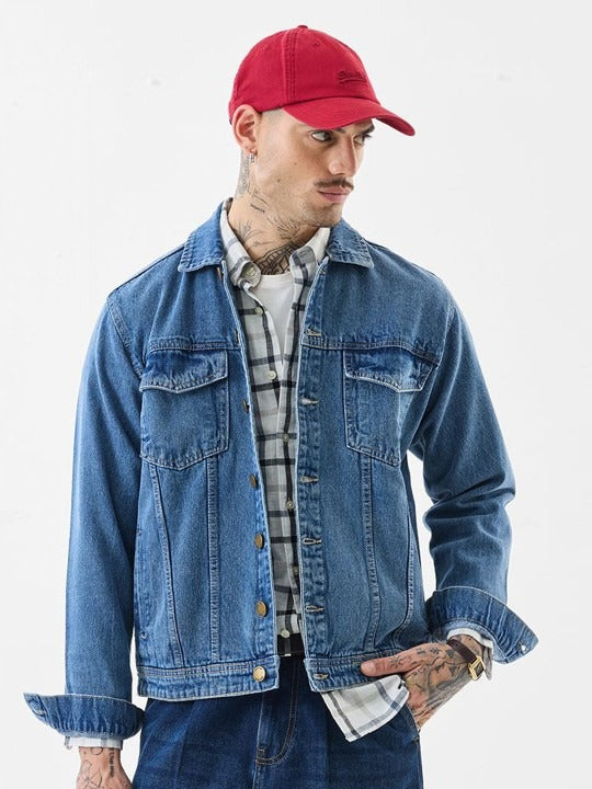 Men’s Classic Denim Jacket by PARINDA – Stylish Everyday Outerwear in Pakistan