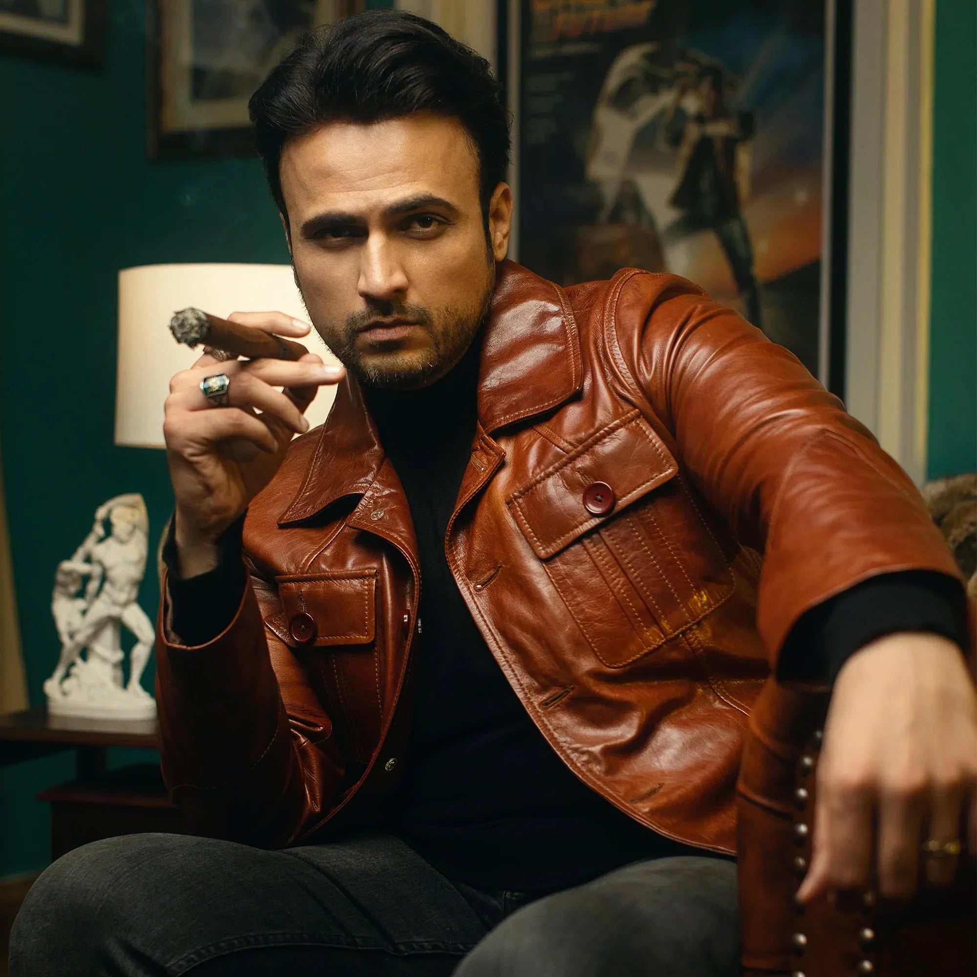 PRINDA Vintage Leather Coat - Limited Addition