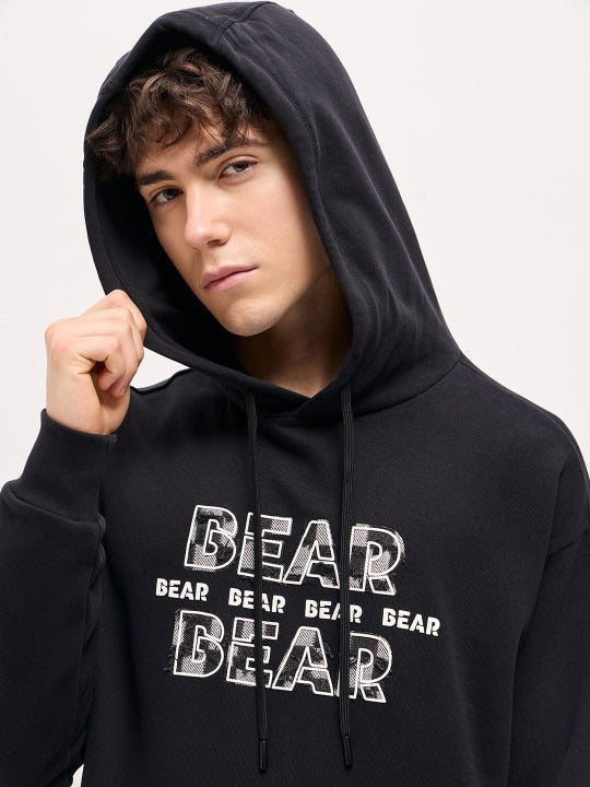 Men Typography Printed Cotton Sweatshirt – Stylish Casual Wear in Pakistan | PRINDA