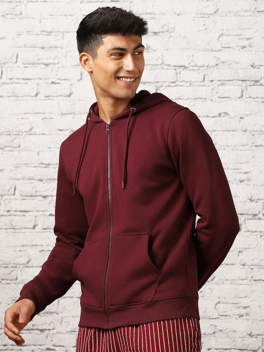 Men Zipper Hooded Sweatshirt – Stylish Front Open Hoodie in Pakistan | PRINDA