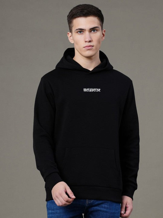 Men Graphic Print Fleece Baggy Fit Hoodie – Oversized Streetwear Hoodie in Pakistan | PRINDA