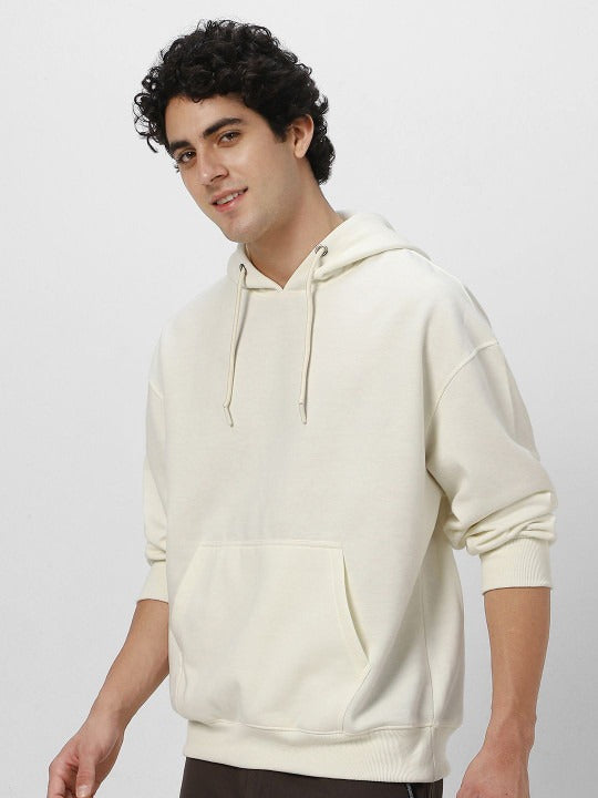 Men Solid Oversized Hooded Neck Sweatshirt – Baggy Fit Winter Hoodie for Men in Pakistan | PRINDA