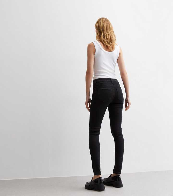 Black Low Rise Lau Skinny Jeans - PRINDA - Jeans -