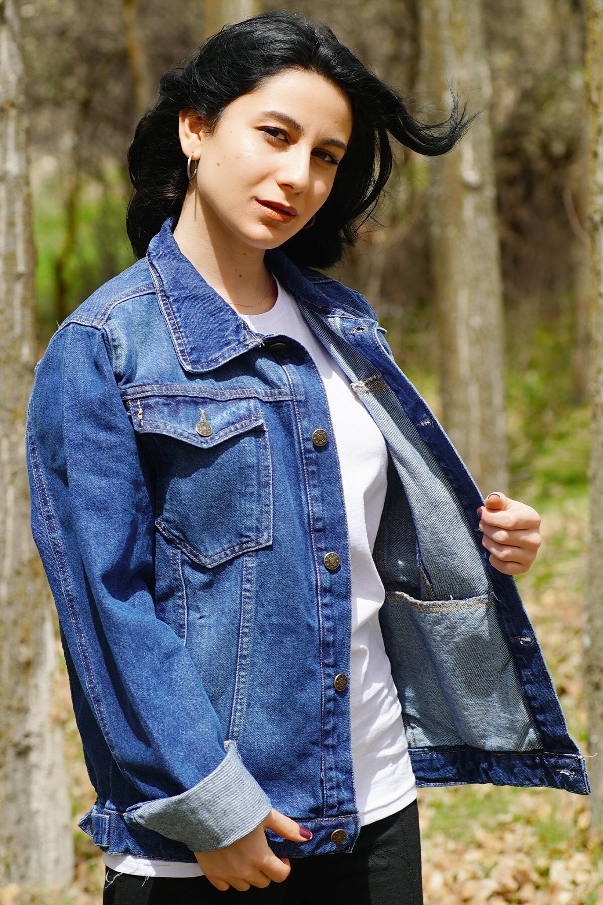 Couple Denim Jacket Blue - PRINDA - Denim Jackets -