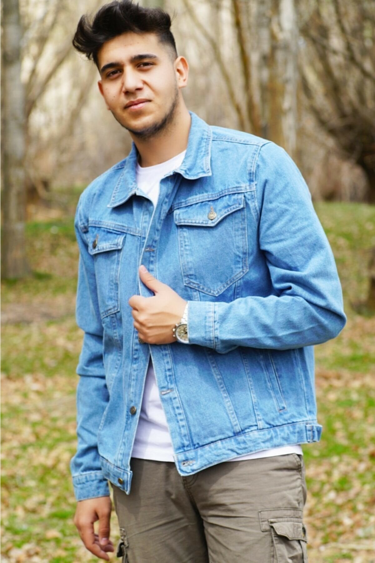 Couple Denim Jacket Light Blue - PRINDA - Denim Jackets -