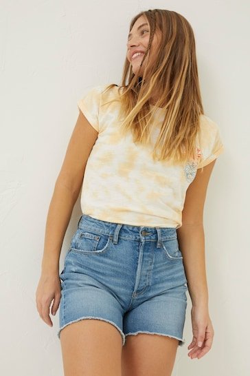 Courtney Cut Off Denim Shorts - PRINDA - Shorts & Skirts -
