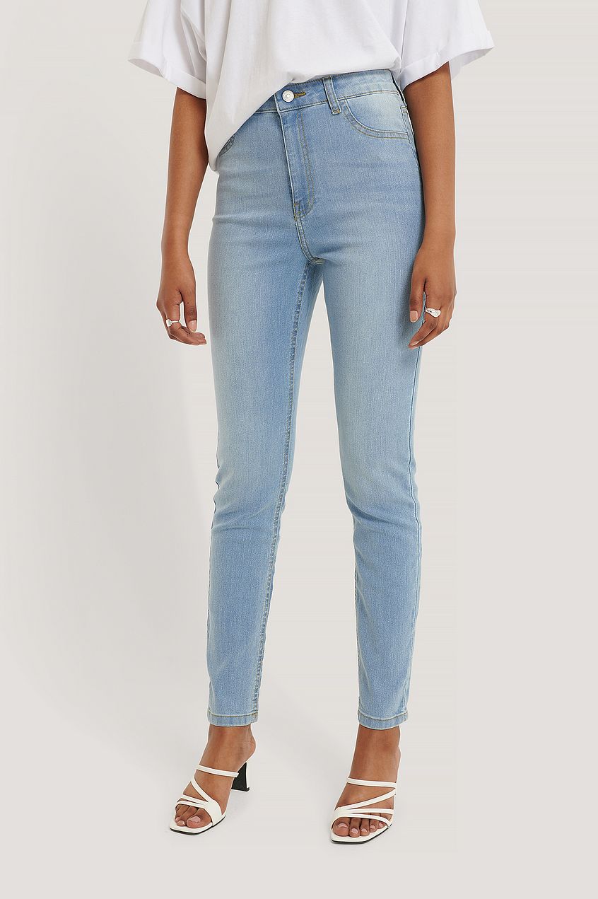 Fake Pocket Skinny Jeans For Womens - PRINDA - Jeans -