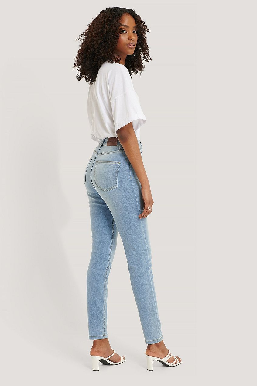 Fake Pocket Skinny Jeans For Womens - PRINDA - Jeans -