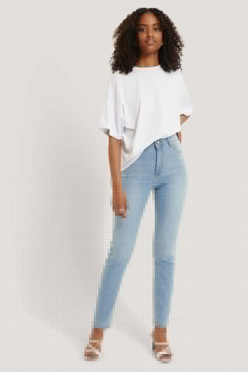 Fake Pocket Skinny Jeans For Womens - PRINDA - Jeans -