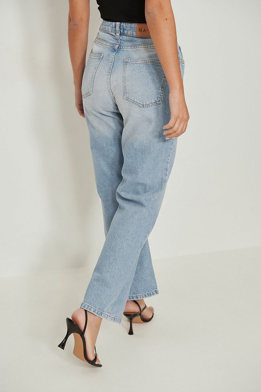 Highwaist Relaxed Jeans For Womens - PRINDA - Jeans -