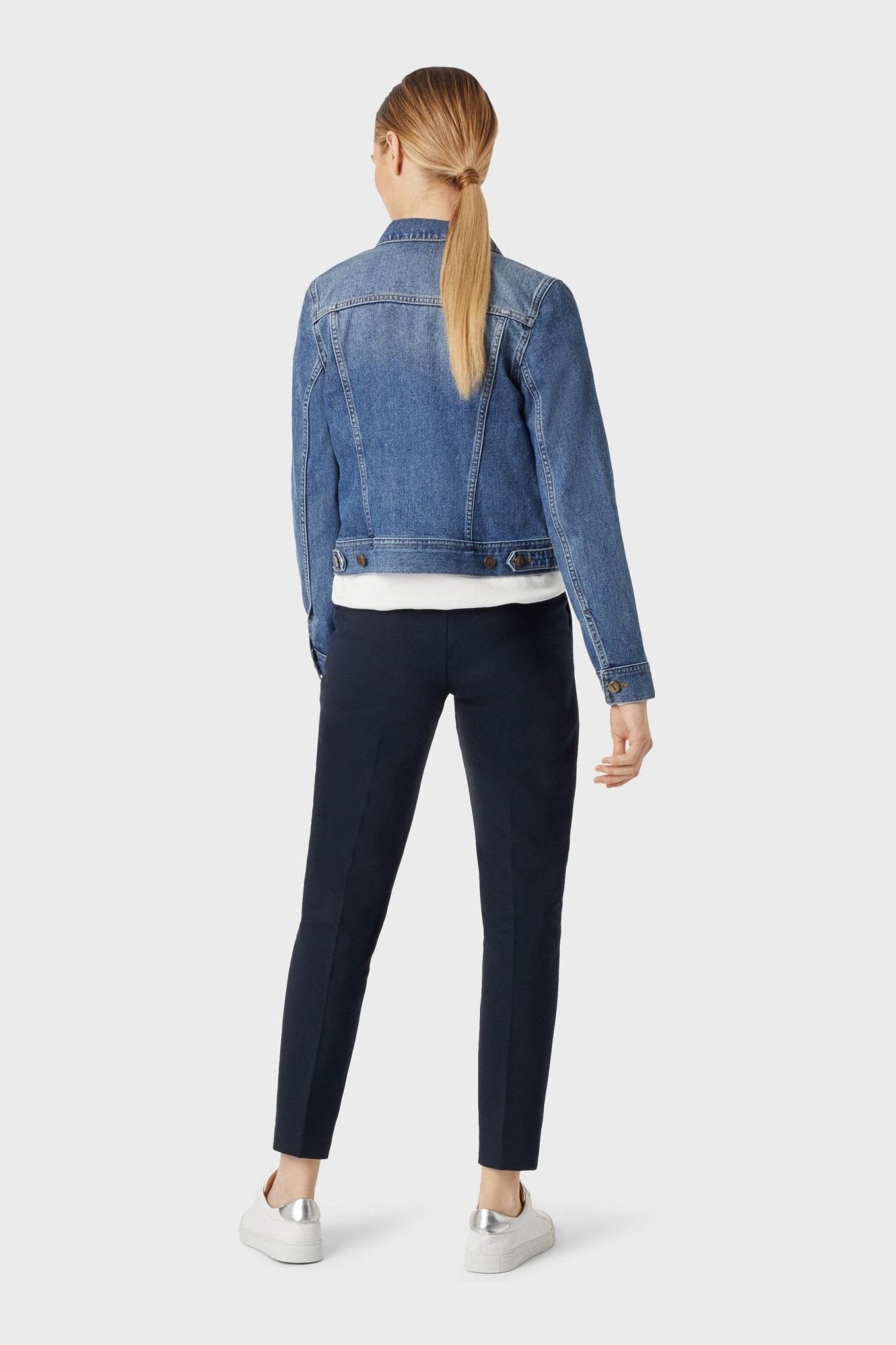 Hobbs Blue Mariam Jacket - PRINDA - Denim Jackets -
