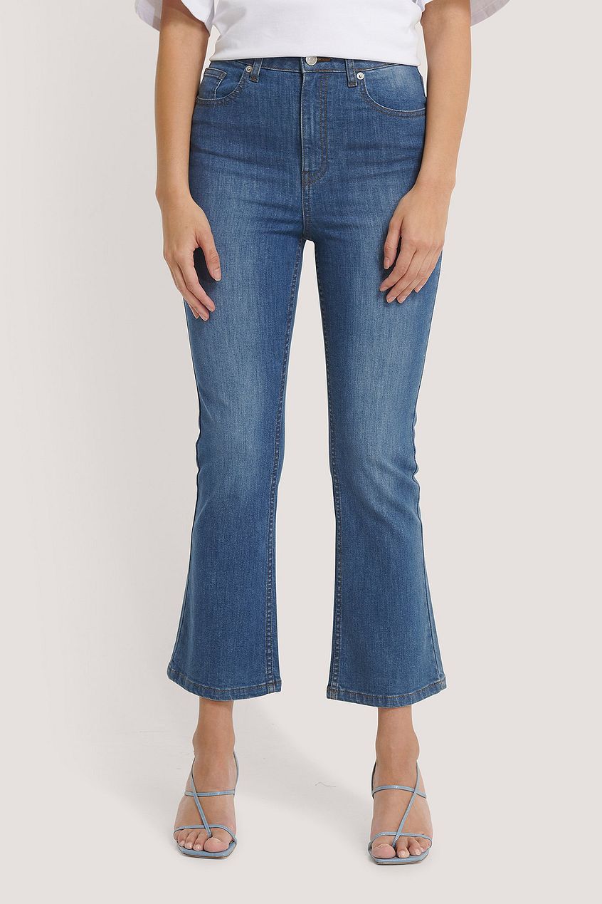 Kick Flare Skinny Jeans For Womens - PRINDA - Jeans -