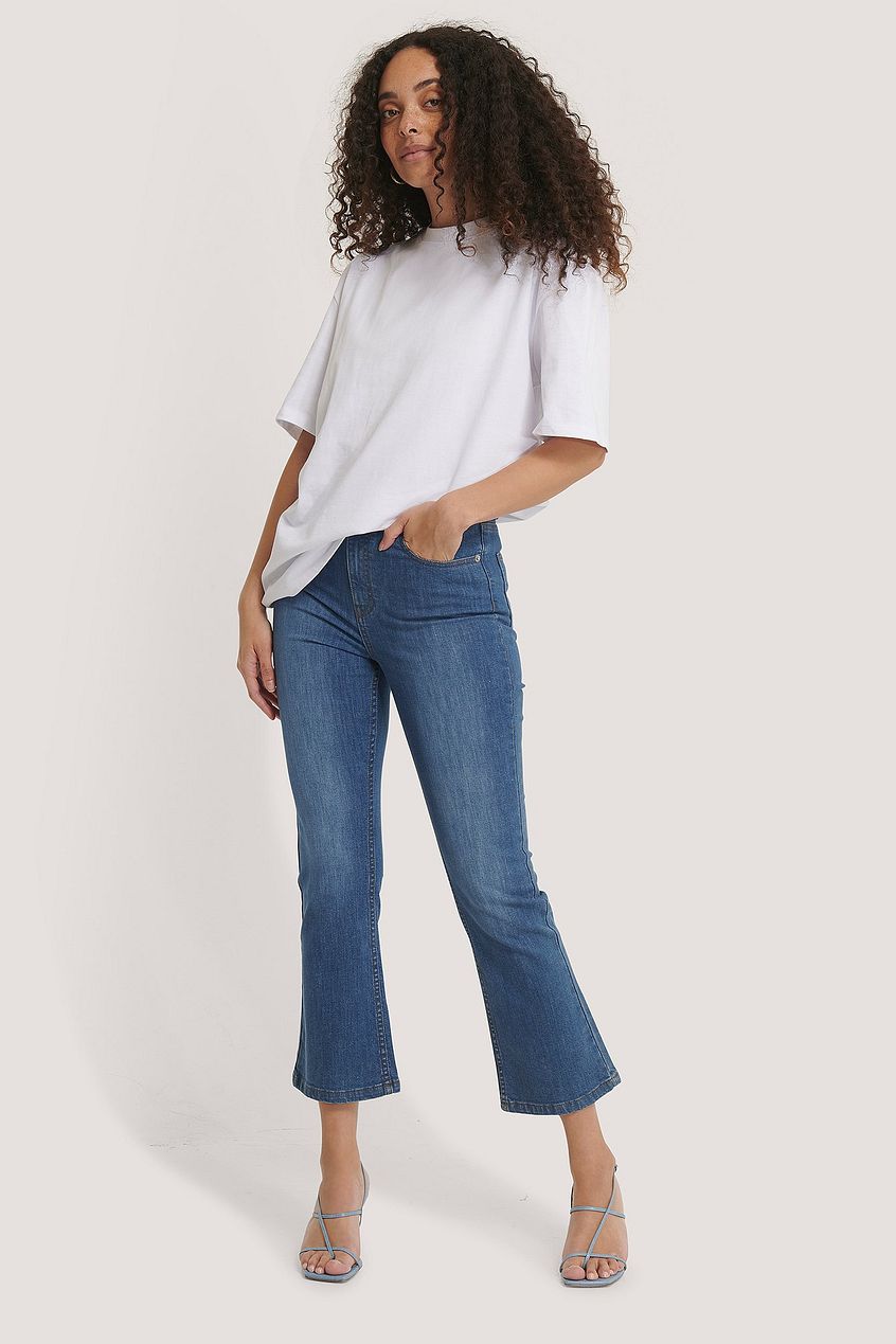 Kick Flare Skinny Jeans For Womens - PRINDA - Jeans -