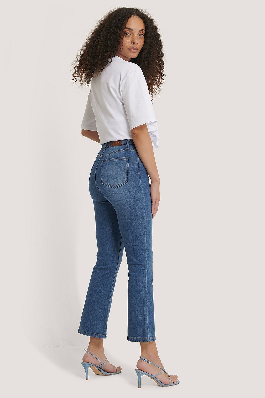 Kick Flare Skinny Jeans For Womens - PRINDA - Jeans -