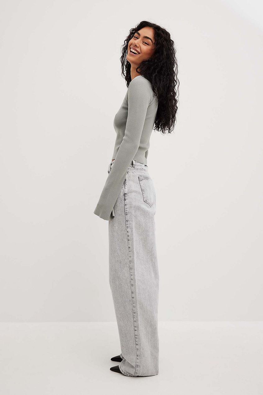 Loose Low Waist Long Jeans For Womens - PRINDA - Jeans -